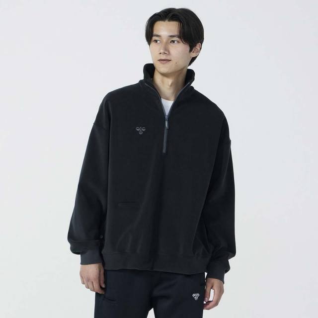 hummelヒュンメルフリースハーフジップトップHAP8304-929