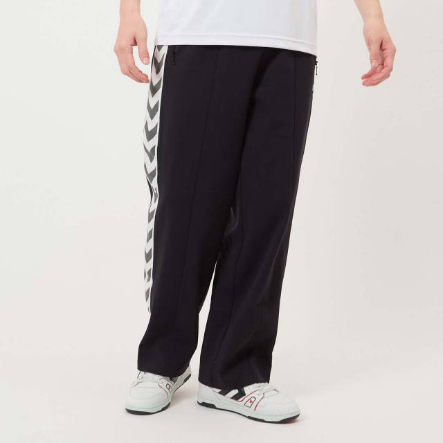 hummelヒュンメルhummelPLAYヒュンメルプレイトラックパンツ(セミワイドストレート)HAT2133P-90