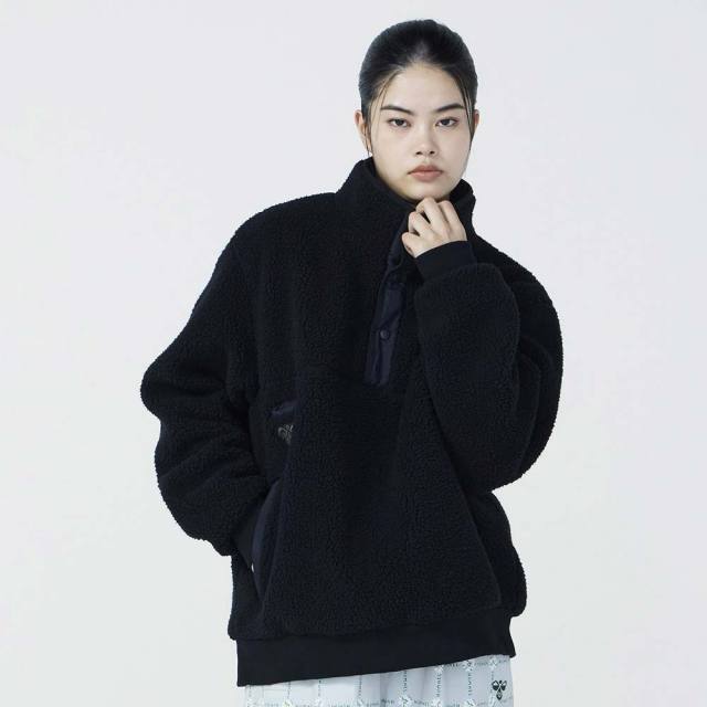 ヒュンメル ボアスタンドトップ hummel ブラック メンズ HAW4232-90