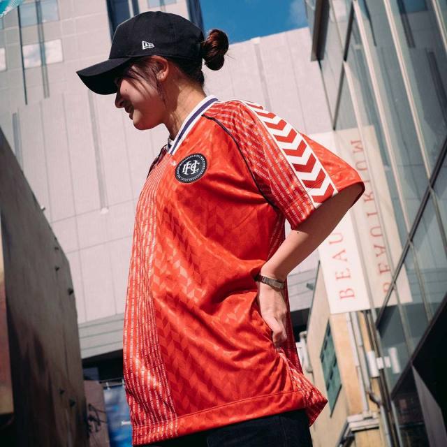 ヒュンメル H.FC ゲームシャツ hummel DBUレッド メンズ Tシャツ HAG3029-232