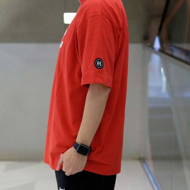 ヒュンメル H.FC ロゴTシャツ hummel DBUレッド メンズ Tシャツ HAP4220-232