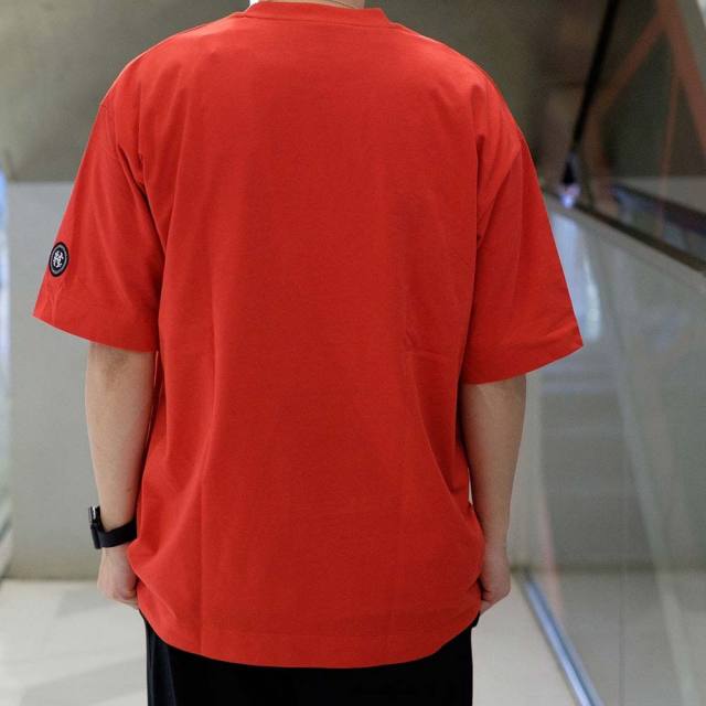 ヒュンメル H.FC ロゴTシャツ hummel DBUレッド メンズ Tシャツ HAP4220-232