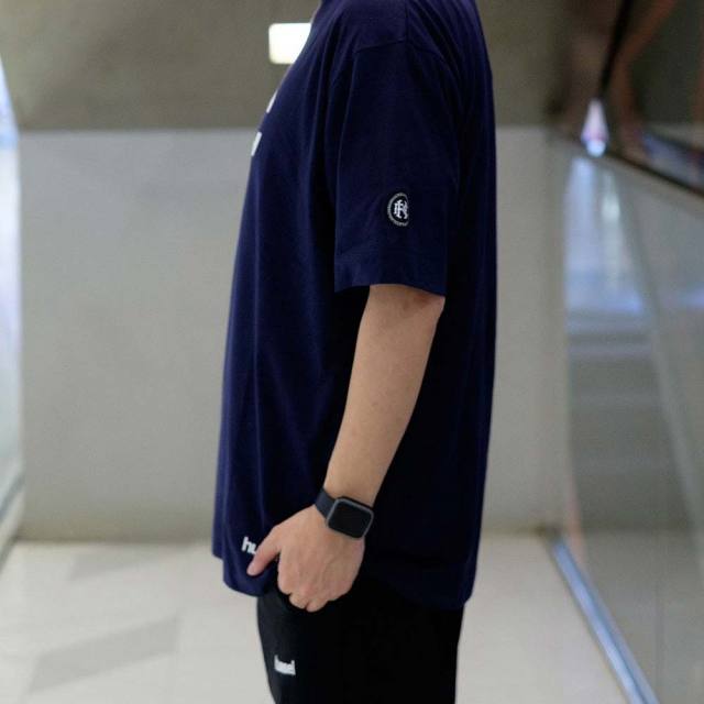 ヒュンメル H.FC ロゴTシャツ hummel ナイトブルー メンズ Tシャツ HAP4220-674