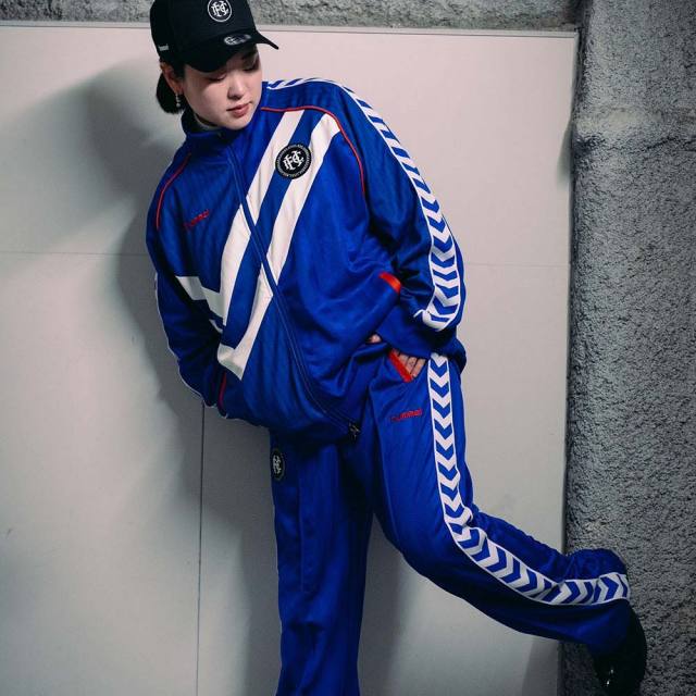 ヒュンメル H.FC トラックジャケット hummel クラシックブルー メンズ ジャケット HAT2129-613