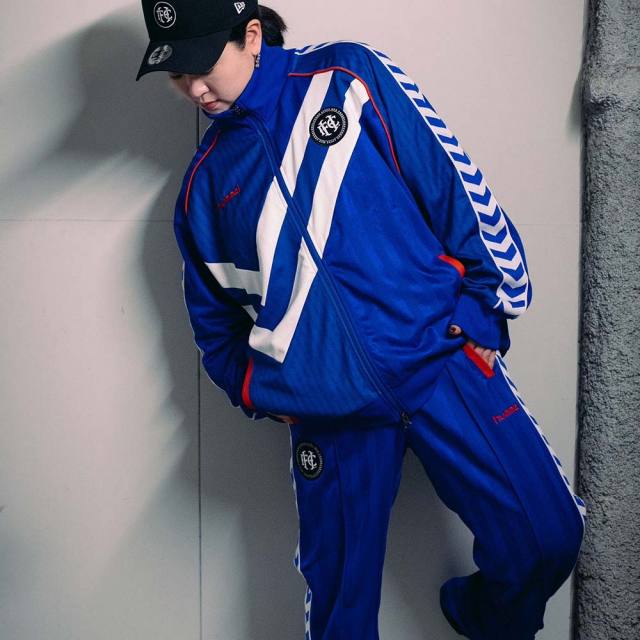 ヒュンメル H.FC トラックジャケット hummel クラシックブルー メンズ ジャケット HAT2129-613