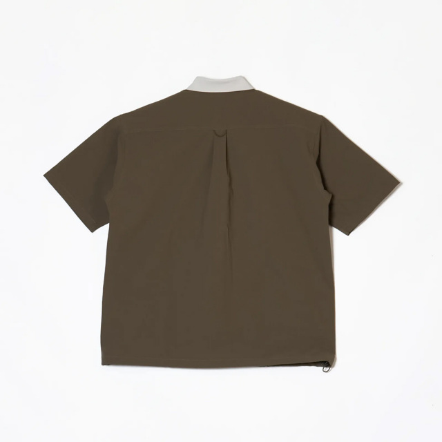 ヒュンメル PLAY シアサッカー半袖フルボタンシャツ hummel PLAY