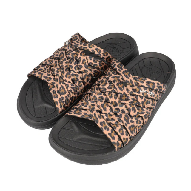 マリブサンダルズ ズマ MALIBUSANDALS ZUMA LEOPARD/BLACK レディース