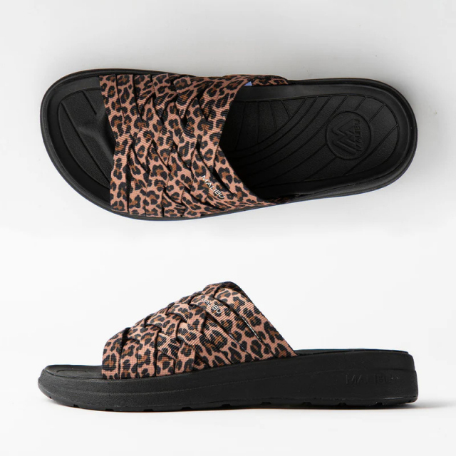 マリブサンダルズ ズマ MALIBUSANDALS ZUMA LEOPARD/BLACK レディース