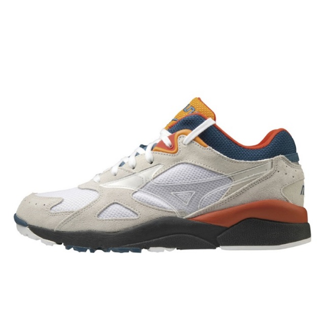 ミズノ スカイメダル S Mizuno Sky Medal S ホワイト オレンジ メンズ スニーカー D1ga1002