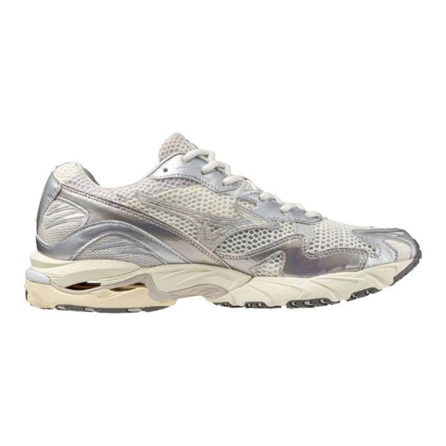 ミズノ MIZUNO WAVE RIDER 10 オフホワイト×ライトベージュ