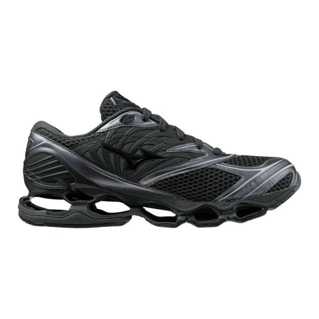 ミズノ MIZUNO WAVE PROPHECY LS ブラック×ブラック×メタリックグレー