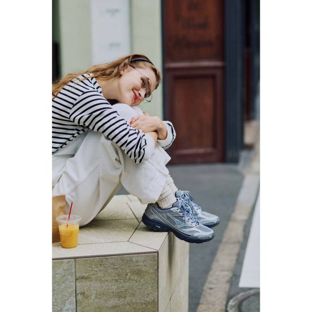 ミズノ MIZUNO MXR ホワイト×シルバー×パープル メンズ スニーカー