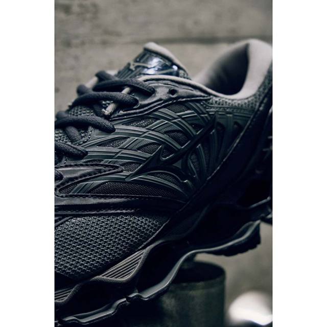 ミズノ MIZUNO WAVE PROPHECY LS グレー×ブラック×ダークグレー
