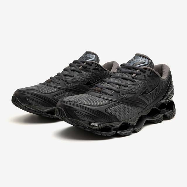 ミズノ MIZUNO WAVE PROPHECY LS グレー×ブラック×ダークグレー