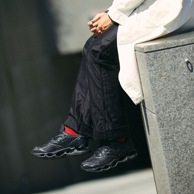 ミズノ MIZUNO WAVE PROPHECY LS ブラック メンズ レディース