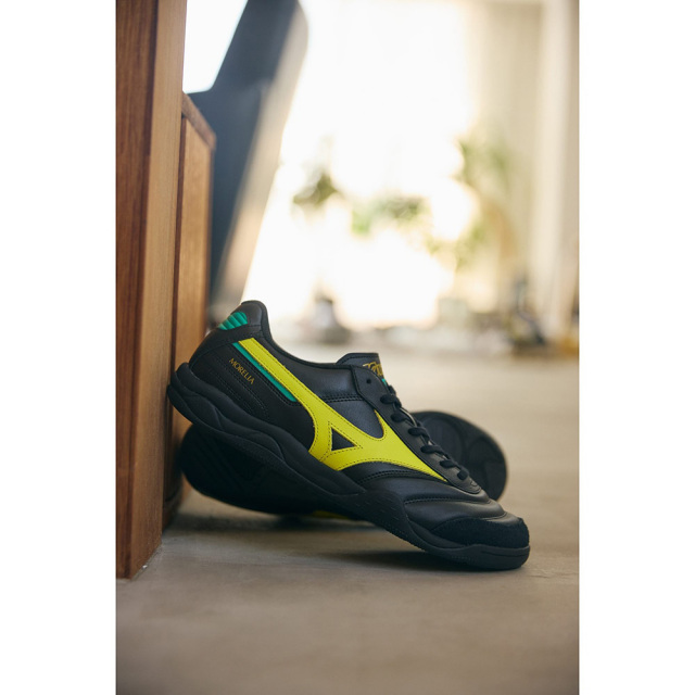 ミズノ モレリアLS MIZUNO MORELIA LS 03:ブラック×イエロー×グリーン