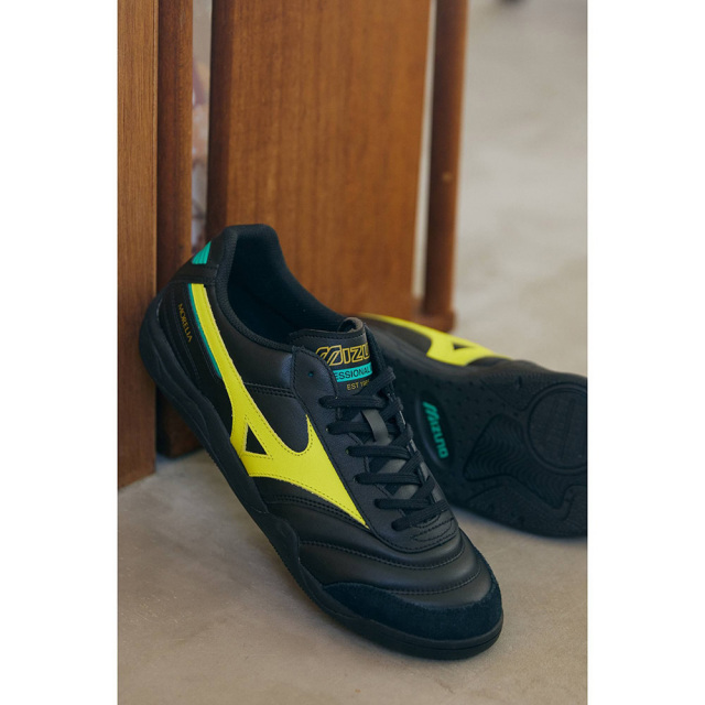ミズノ モレリアLS MIZUNO MORELIA LS 03:ブラック×イエロー×グリーン