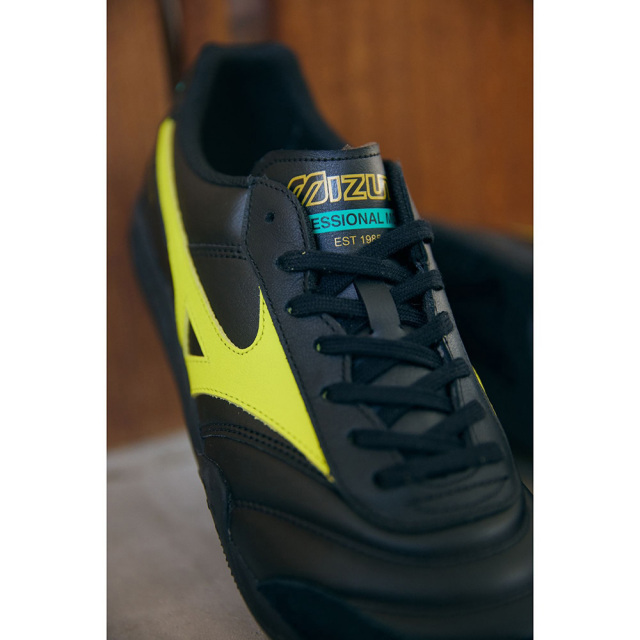 ミズノ モレリアLS MIZUNO MORELIA LS 03:ブラック×イエロー×グリーン