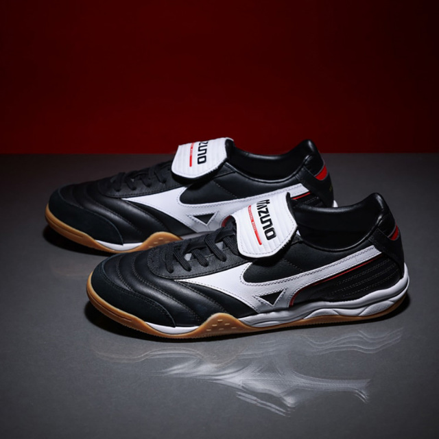 ミズノ モレリアLS MIZUNO MORELIA LS 01:ブラック×ホワイト×レッド