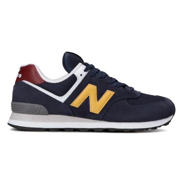 ニューバランス new balance ML574 NAVY/YELLOW メンズ レディース スニーカー Width-D (やや細い)  ML574HW2