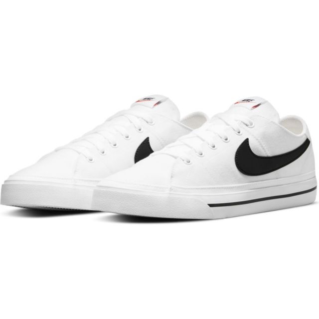 ナイキ コート レガシー キャンバス Nike Court Legacy Cnvs White Black メンズ スニーカー Cw6539 101