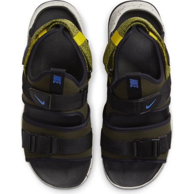 ナイキ キャニオン サンダル Nike Canyon Sandal カーゴカーキ ブライトシトロン ブラック シグナルブルー メンズ サンダル Ci8797 301