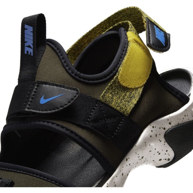 ナイキ キャニオン サンダル Nike Canyon Sandal カーゴカーキ ブライトシトロン ブラック シグナルブルー メンズ サンダル Ci8797 301