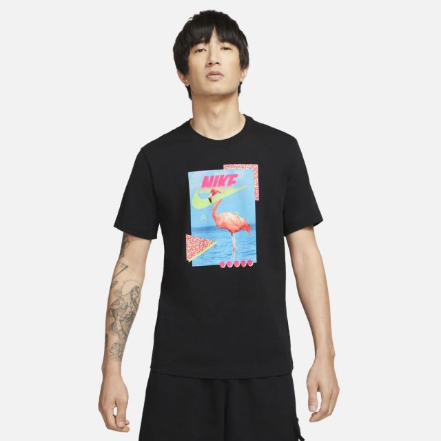 ナイキ Nsw ビーチ フラミンゴ S S Tシャツ Nike Black メンズ Tシャツ Dd12 010