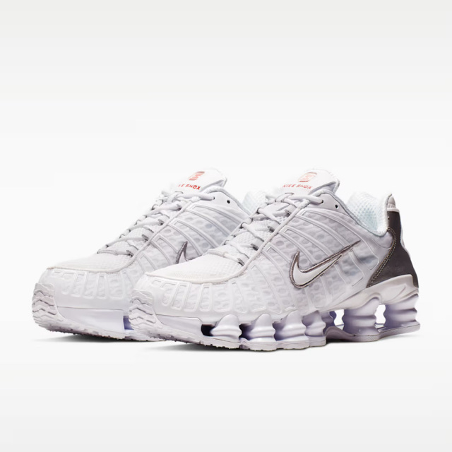 ナイキ ショックス TL NIKE SHOX TL ホワイト/メタリックシルバー