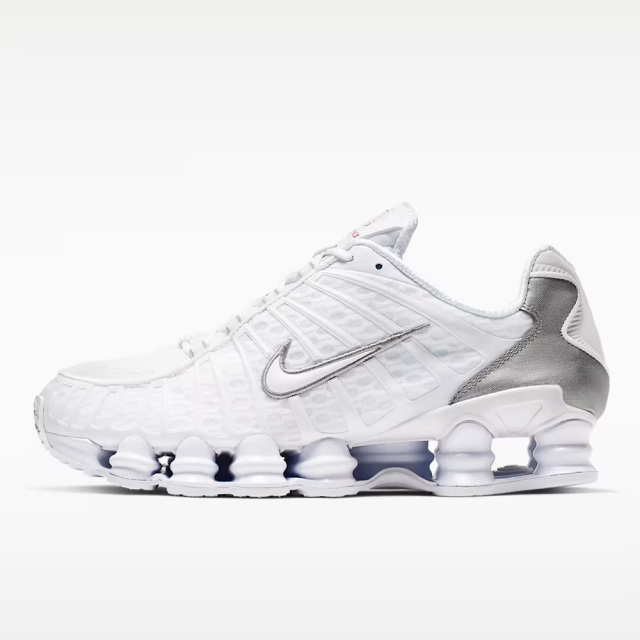 ナイキ ショックス TL NIKE SHOX TL ホワイト/メタリックシルバー