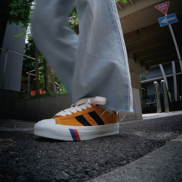 ロイヤルプラス　マスタード　紐無し 楽天市場】【プロケッズ/ロイヤルプラス/スウェード/Vibram】PRO