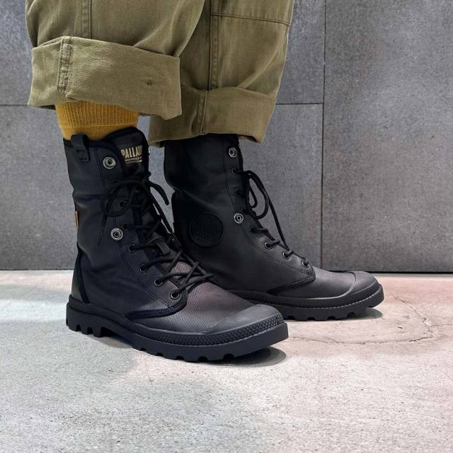 パラディウム バギー コーテッド PALLADIUM BAGGY COATED BLACK メンズ  