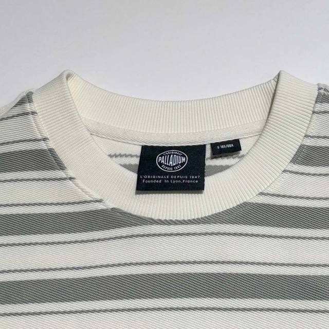 PALLADIUMパラディウムStripedlooseshortTストライプルーズショートTシャツ109652-810