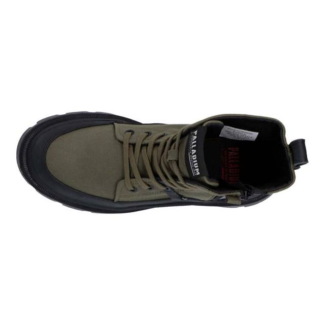 パラディウム PALLADIUM PALLASQUAD ZIP TX OLIVE NIGHT レディース