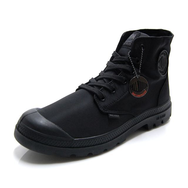 パラディウム パンパ パドル ライト ウォータープルーフ プラス PALLADIUM PAMPA PUDDLE LITE WP+ ブラック/ブラック  メンズ レディース スニーカー 防水 撥水 レインシューズ レインスニーカー 軽量 76357-022