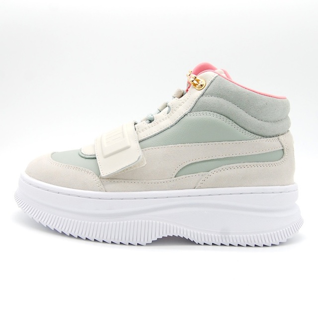 プーマ デバ ブーツ スウェード ウィメンズ Puma Deva Boots Suede Wns Vaporous Gray Aqua Gray レディース スニーカー 01