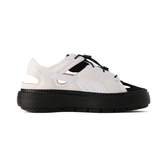 black and white puma platform