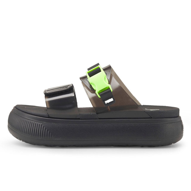 プーマ スウェード マユ サンダル Pop ウィメンズ Puma Suede Mayu Sandal Pop Wns Puma Black Fizzy Light レディース スニーカー 01