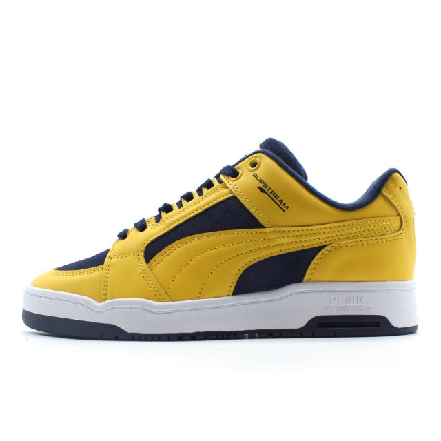 プーマ スリップストリーム ロウ レトロ チームス Puma Slipstream Lo Retro Teams Peacoat Dandelion メンズ スニーカー 3877 02
