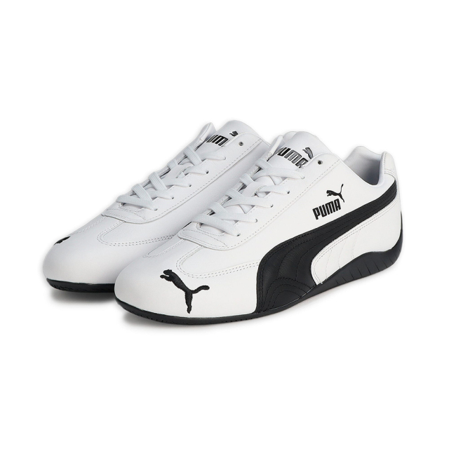 プーマ スピード キャット レザー PUMA SPEEDCAT LTH PUMA WHITE-PUMA BLACK メンズ レディース スニーカー 401603-02 pm4f-401603-02