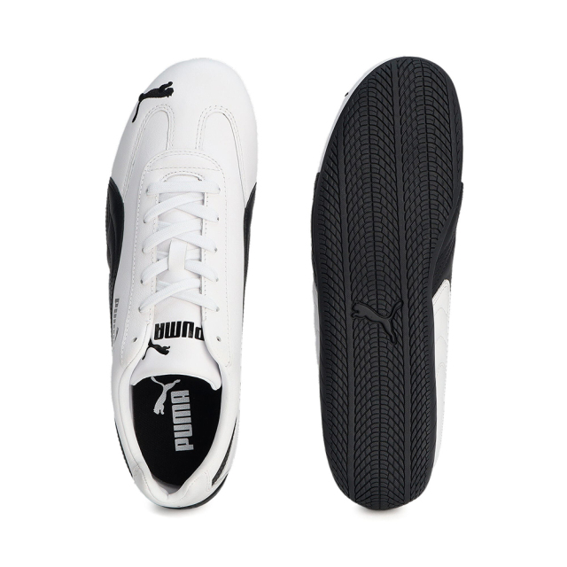プーマ スピード キャット レザー PUMA SPEEDCAT LTH PUMA WHITE-PUMA BLACK メンズ レディース スニーカー 401603-02 pm4f-401603-02