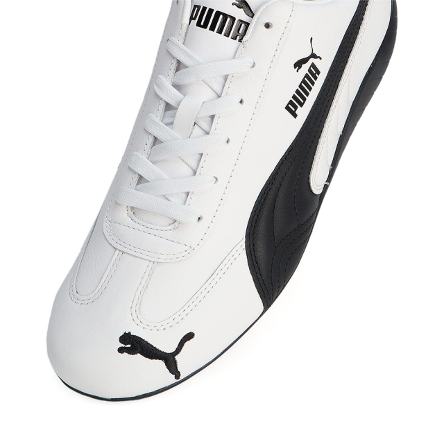 プーマ スピード キャット レザー PUMA SPEEDCAT LTH PUMA WHITE-PUMA BLACK メンズ レディース スニーカー 401603-02 pm4f-401603-02