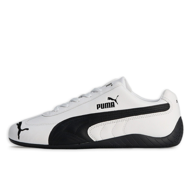 プーマ スピード キャット レザー PUMA SPEEDCAT LTH PUMA WHITE-PUMA BLACK メンズ レディース スニーカー 401603-02 pm4f-401603-02