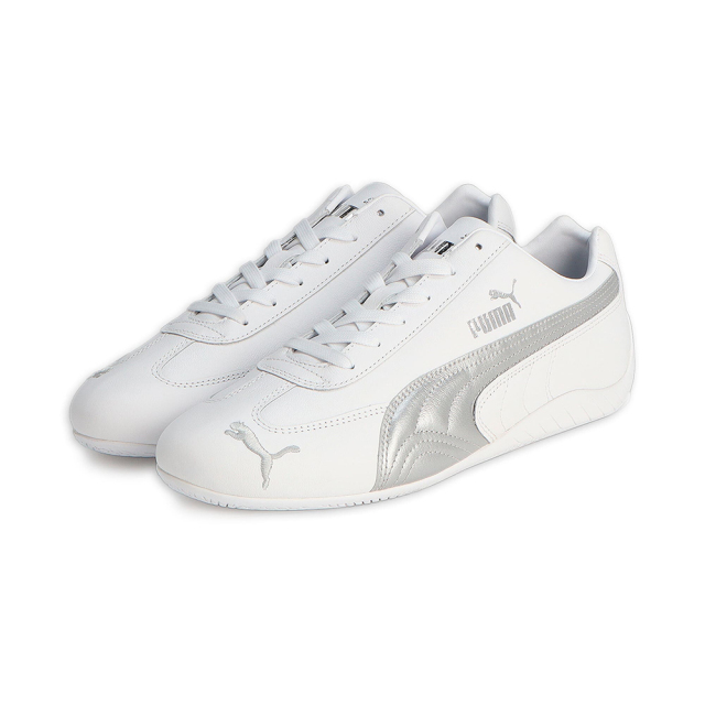 プーマ スピード キャット レザー PUMA SPEEDCAT LTH PUMA WHITE-PUMA SILVER メンズ レディース スニーカー 401603-03 pm4f-401603-03