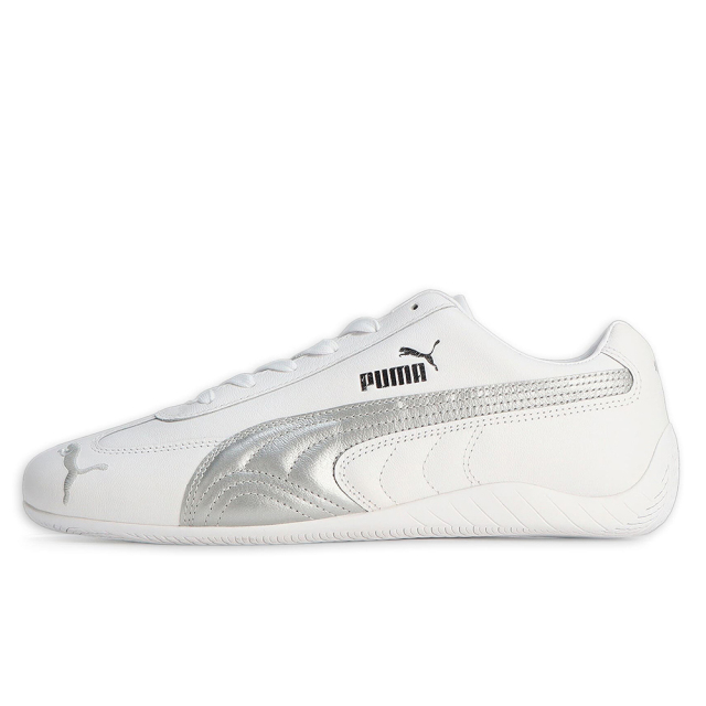 プーマ スピード キャット レザー PUMA SPEEDCAT LTH PUMA WHITE-PUMA SILVER メンズ レディース スニーカー 401603-03 pm4f-401603-03