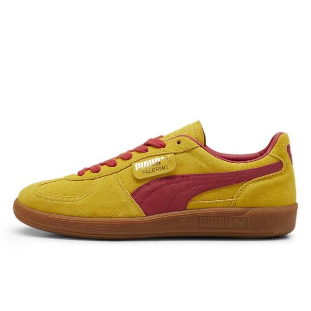 プーマ パレルモ PUMA PALERMO Pele Yellow-Club Red メンズ 