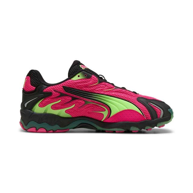プーマ インヘイル PUMA INHALE FLURO PINK PES-GREEN GLARE メンズ
