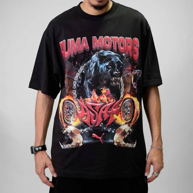 PUMAプーマA$APROCKYMOTORSTEEエイサップ・ロッキーモーターズ半袖Tシャツ636188-01