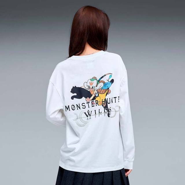 PUMAプーマMONSTERHUNTERLSTEEモンスターハンターワイルズ長袖Tシャツ636485-02