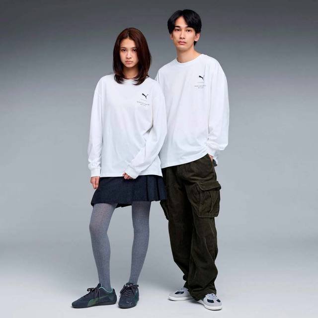 PUMAプーマMONSTERHUNTERLSTEEモンスターハンターワイルズ長袖Tシャツ636485-02